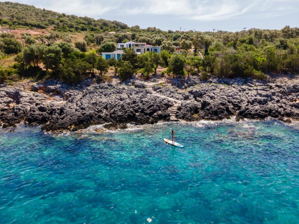 Zidanos Luxurious Sea Front Villa Marandokhórion 외부 사진